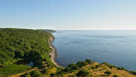 море, горы, небо