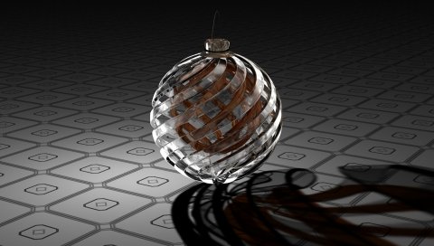 Цифровое искусство, 3d, мяч, поверхность