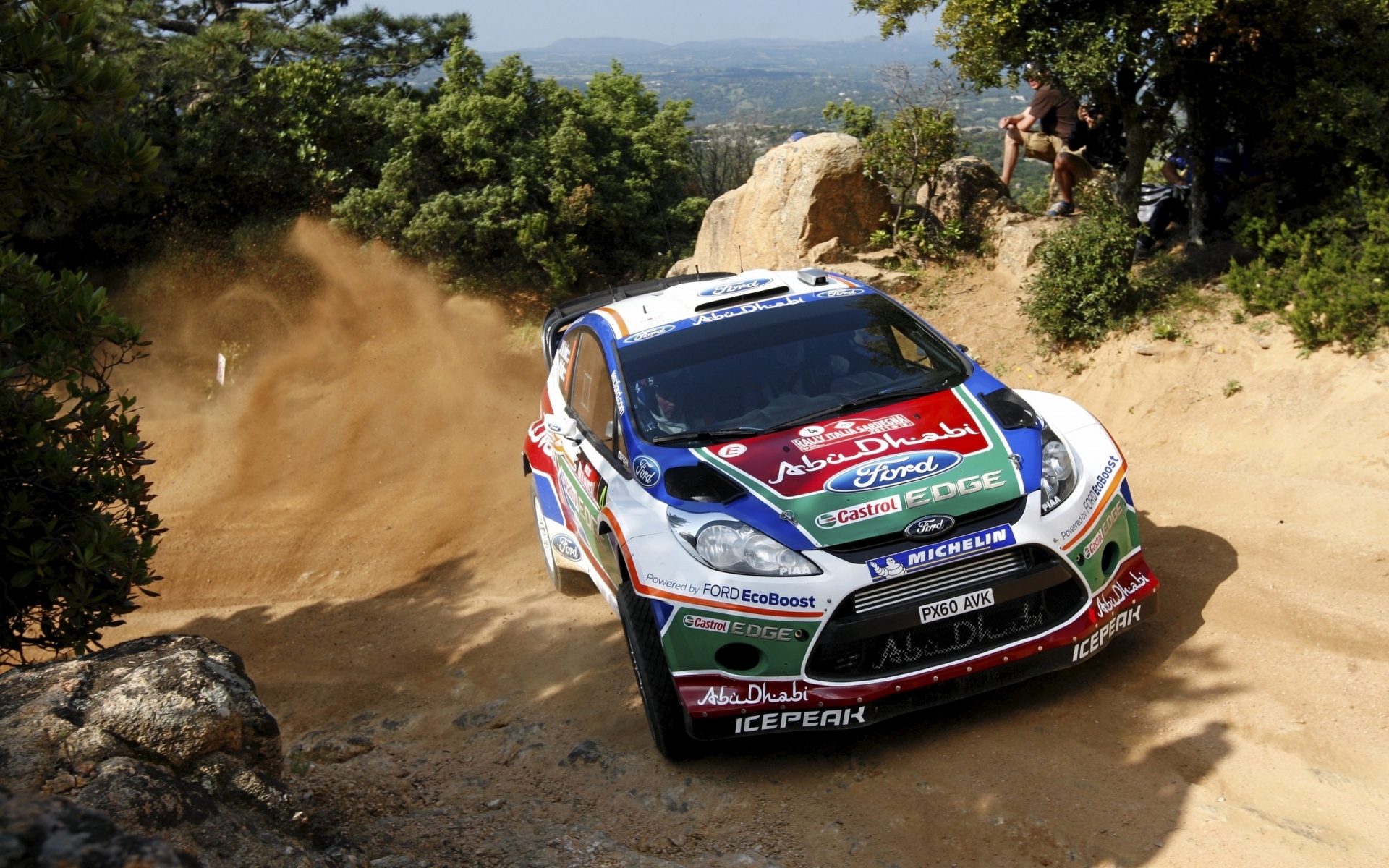 Картинки Rally, wrc, dust, fiesta, ford фото и обои на рабочий стол