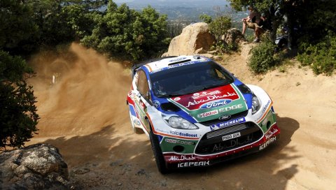 Rally, wrc, dust, fiesta, ford
