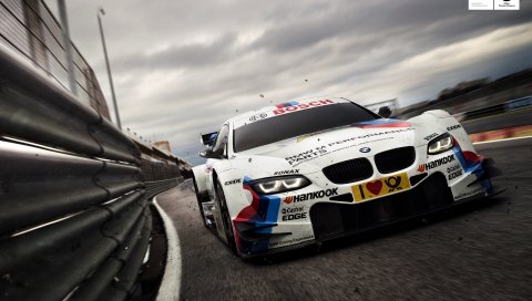 Асфальт, автомобиль, гоночный автомобиль, dtm, bmw, гонки, hankook, автоспорт