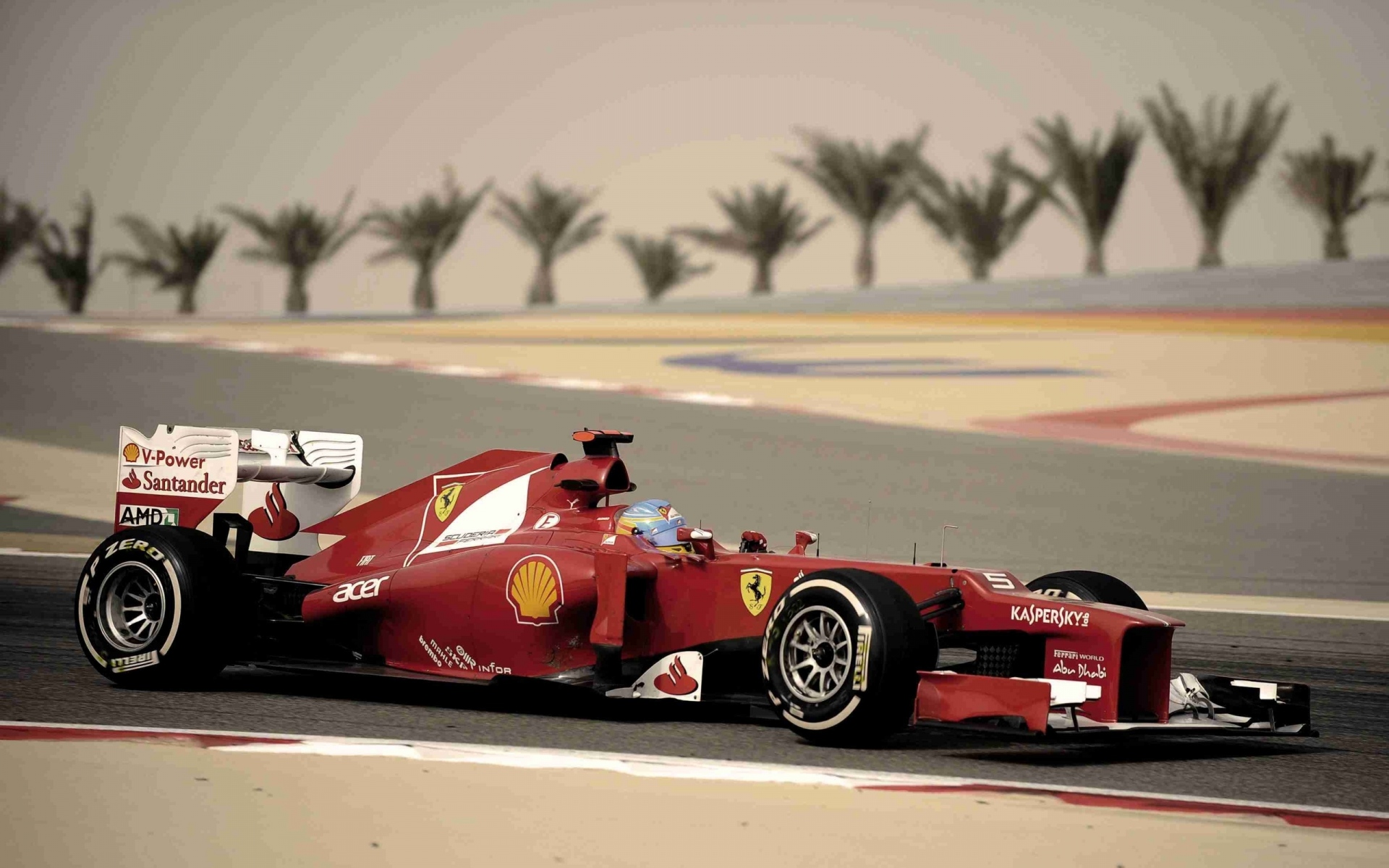 Картинки Alonso, ferrari, bahrain фото и обои на рабочий стол