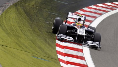 Пастор maldonado, nurburgring, f1, williams fw33, Германия
