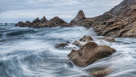 Море, волны, скалы