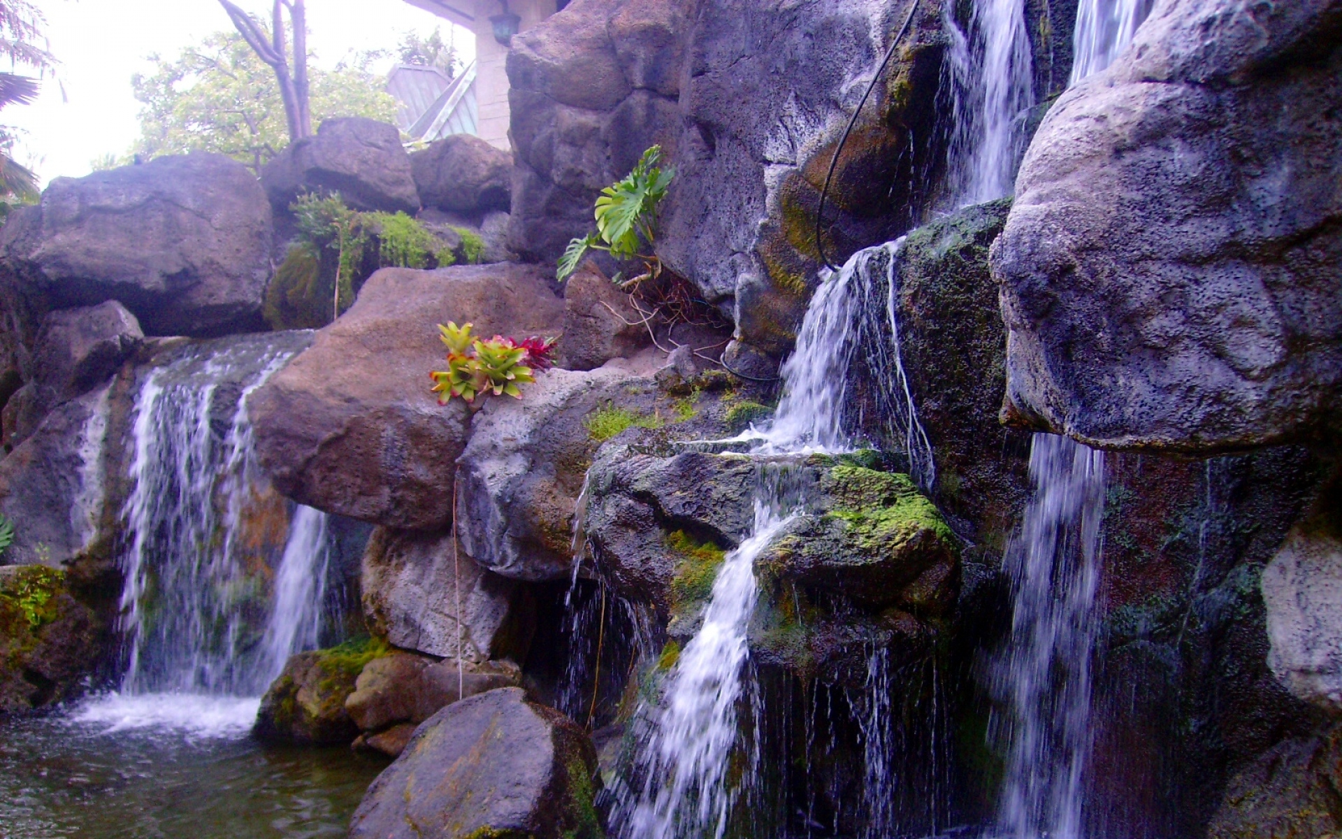 Картинки Водопад, скалы, природа фото и обои на рабочий стол