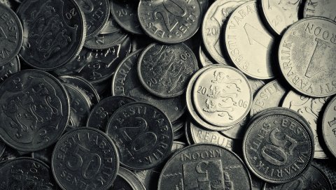 монета, коронки, эстония