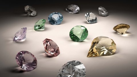 камни, драгоценные камни, бриллианты