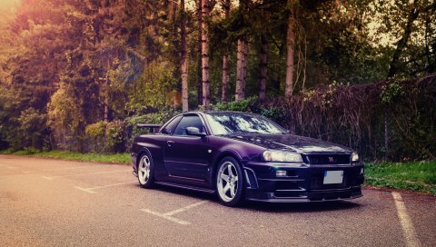 Nissan, горизонт, GT-R, R34, NISMO, втор-мелодии