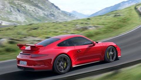 Porsche 911 GT3, автомобиль, автомобиль , автомобили, гора, скорость