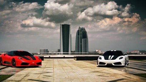 феррари, Scuderia, город, стиль
