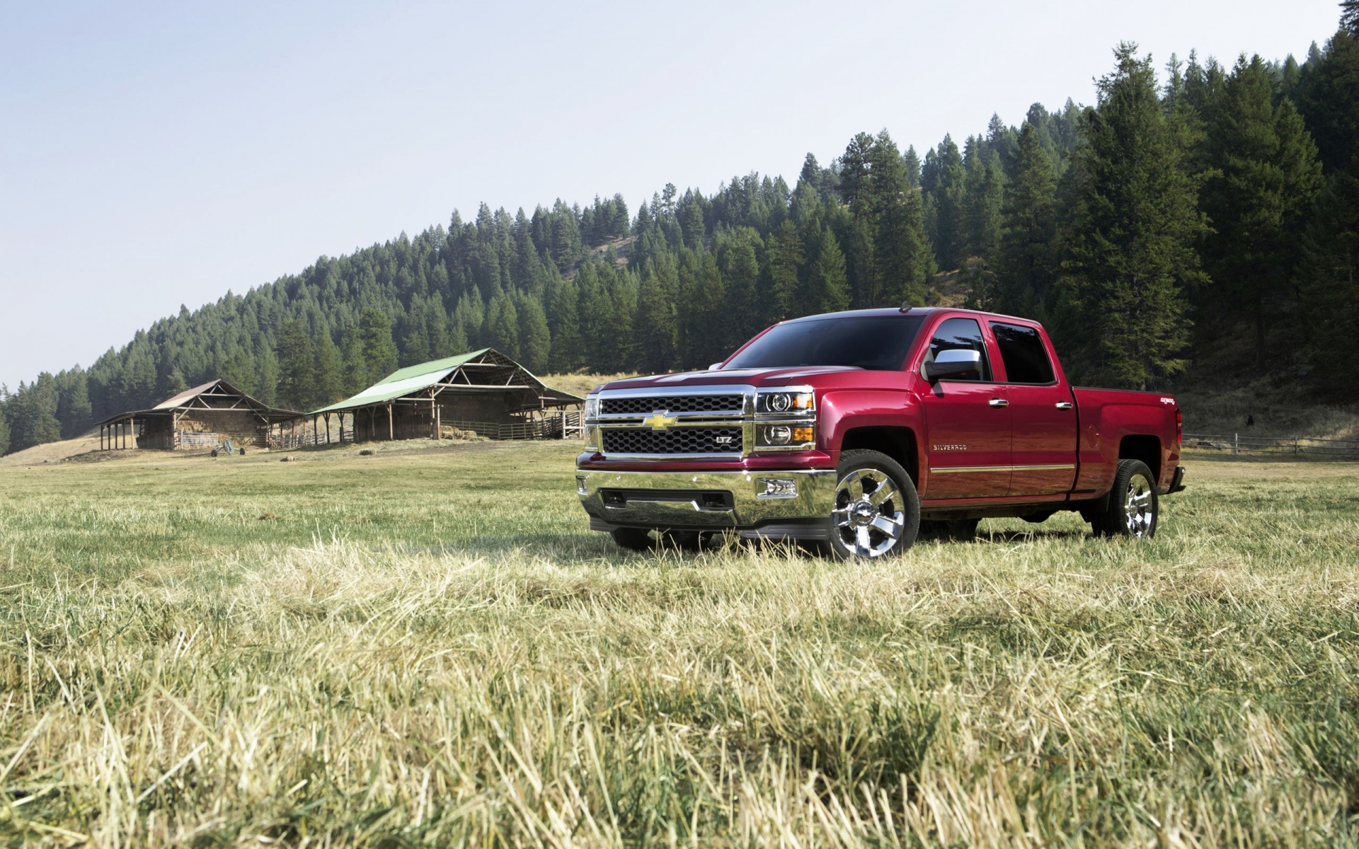 Картинки Chevrolet, Chevrolet Silverado, природа фото и обои на рабочий стол