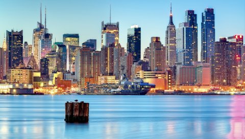 США, новый Джерси, weehawken, Нью-Йорк