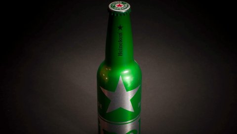 Heineken, пиво, бутылка, алкоголь