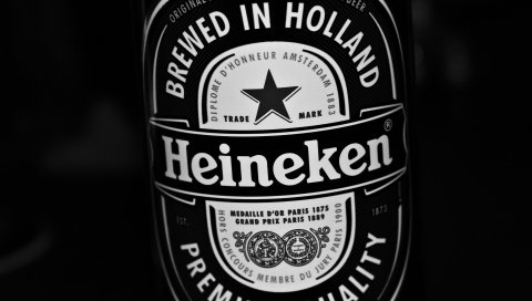 Heineken, пиво, бутылка, бренд, алкоголь