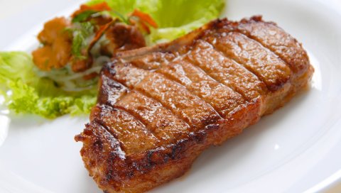 Блюдо, мясо, отбивная