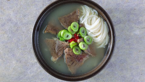 Суп, мясо, спагетти, верх