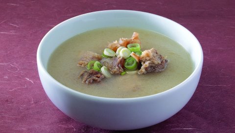 Суп, морепродукты, лук,