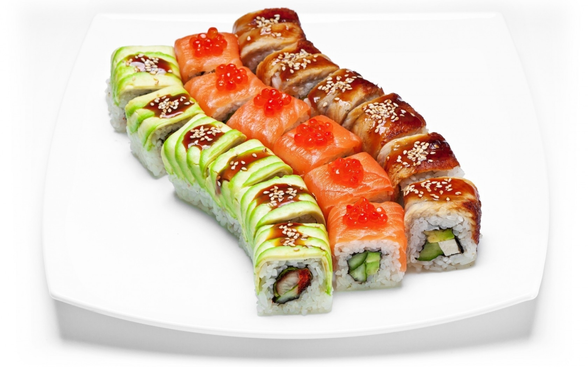 Картинки булочка, морепродукты, продукты питания, икра фото и обои на рабочий стол