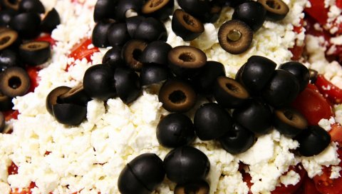 маслины, ломтик, вкусные
