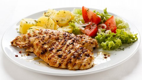 мясо, овощи, измельчить