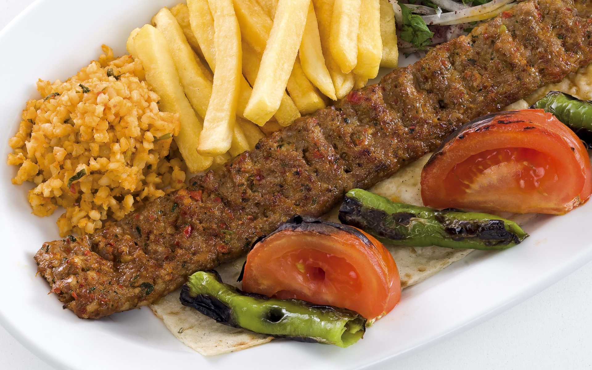 Картинки выпечка, мясо, овощи, картофель фото и обои на рабочий стол