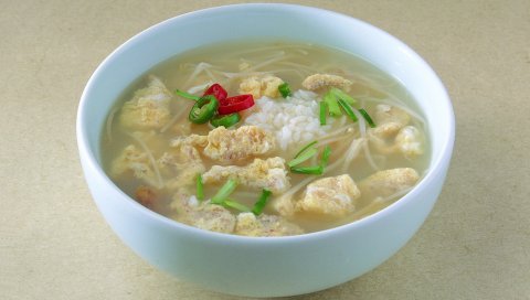 Суп, перец, зелень, злаки