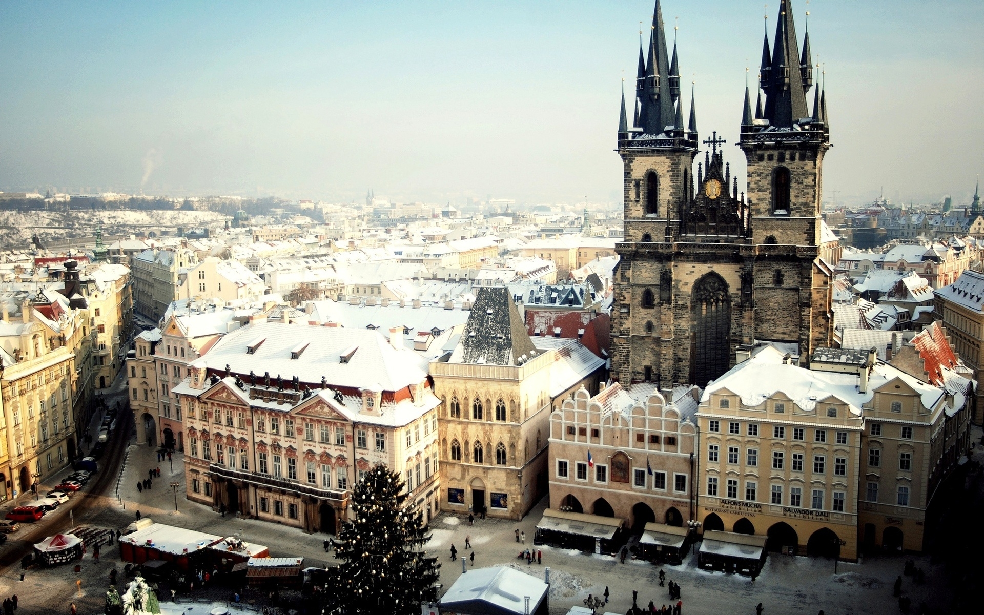 Картинки Праге, чешский, город, чешская республика, вид сверху фото и обои на рабочий стол