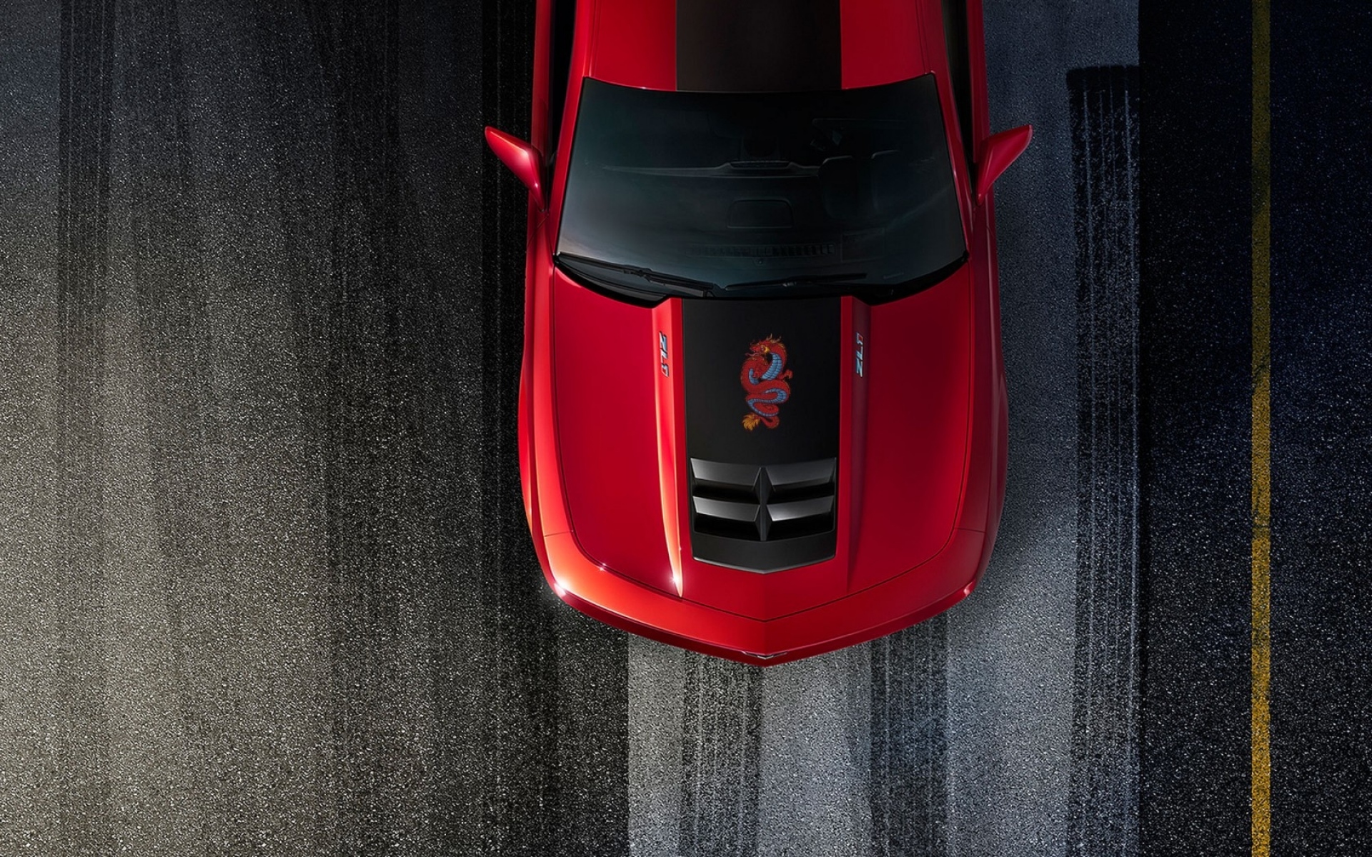 Картинки Camaro, тюнинг, дорога, chevrolet фото и обои на рабочий стол