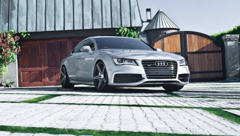 Гараж, audi, авто, audi a7, автомобиль
