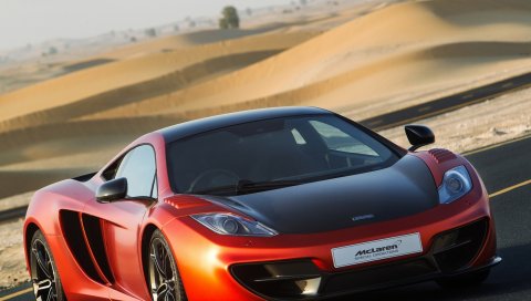Mclaren, mp4-12c, суперкар, дорожка