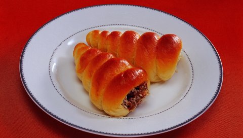 булочка, начинка , блюдо