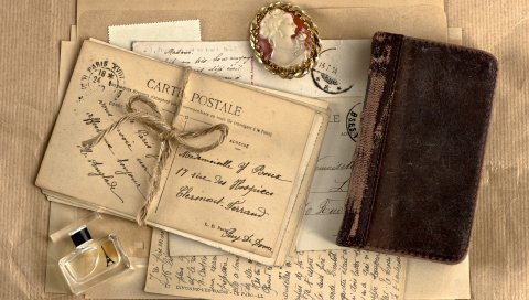 марочная, ноутбук, Locket, духи, писать, ретро