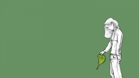 девушки , трава, одиночество, печаль