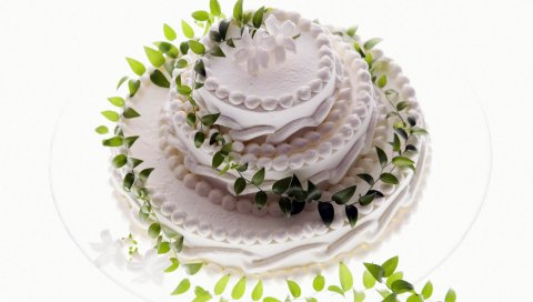 Торт, сливки, кондитерские изделия, вкусные