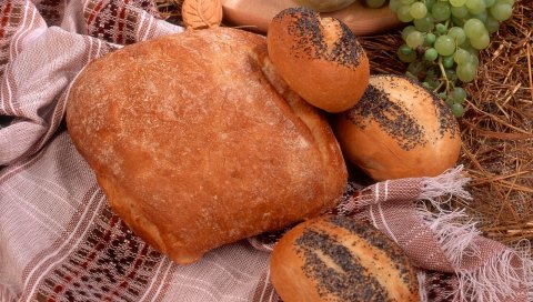 Торт, хлеб, мак, выпечка