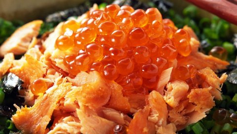 Икра, еда, вкусная