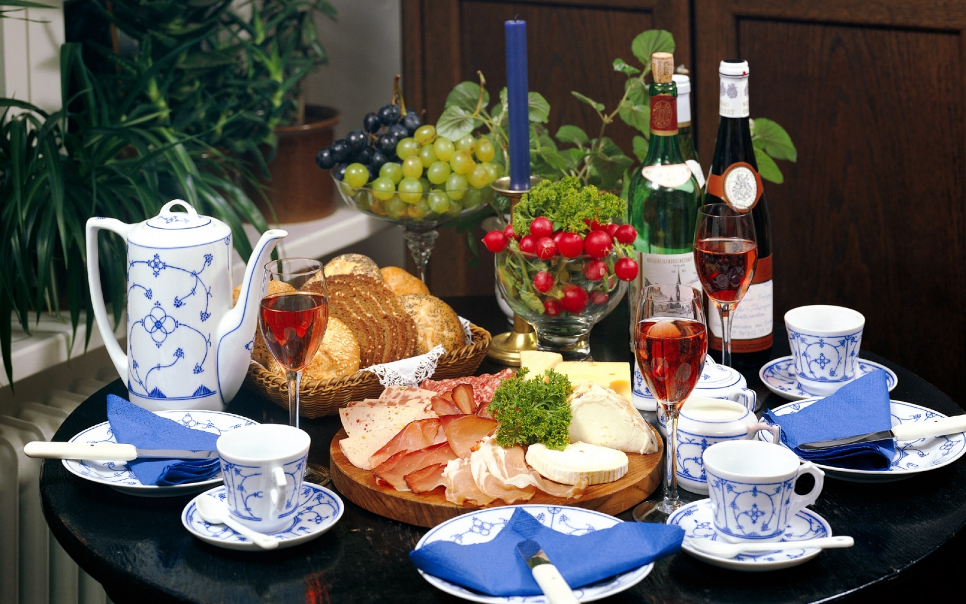 Картинки Мясо, сыр, мясо, посуда фото и обои на рабочий стол