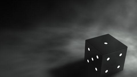 Куб, 3d, графика, черный, серый фон, 3d графика