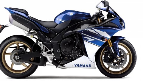 Yamaha, мотоцикл, синий, yamaha r1