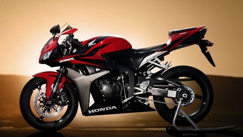 Honda, мотоцикл, красный, honda cbr