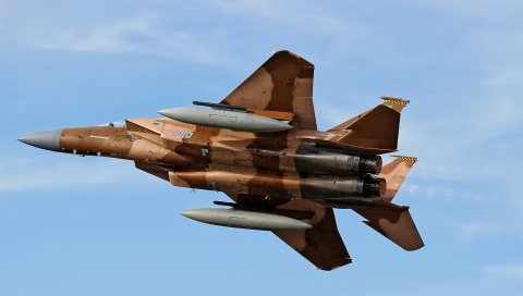 Самолет, оружие, орел f-15