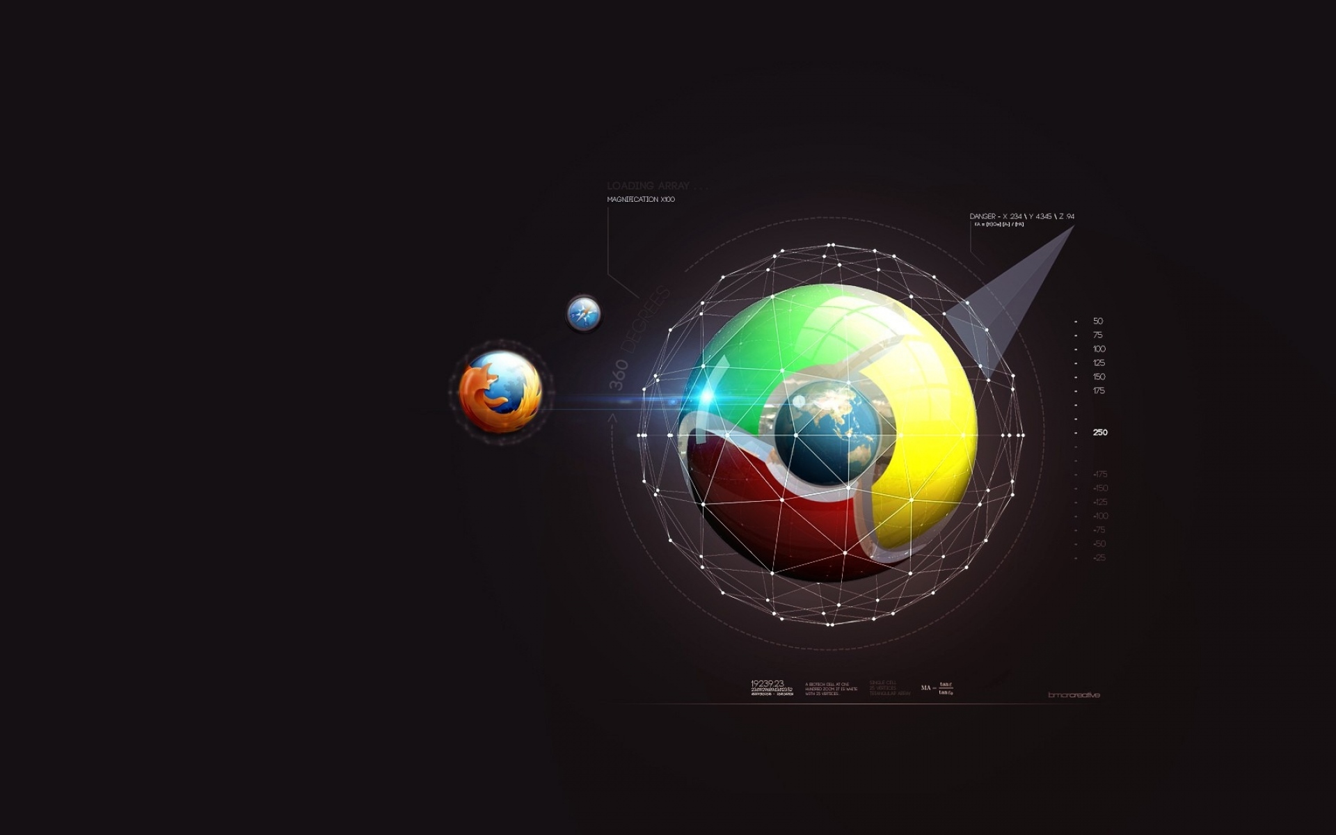 Картинки Firefox, Google, система, схема, браузеры фото и обои на рабочий стол