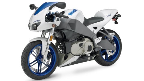 мотоцикла, синий, Buell xb12r