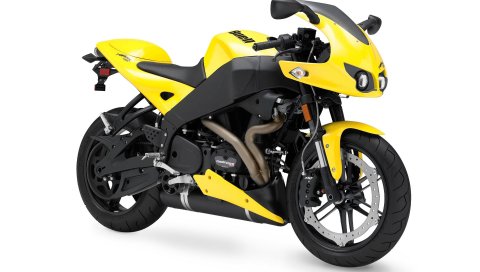 мотоцикл, желтый, Buell xb12r