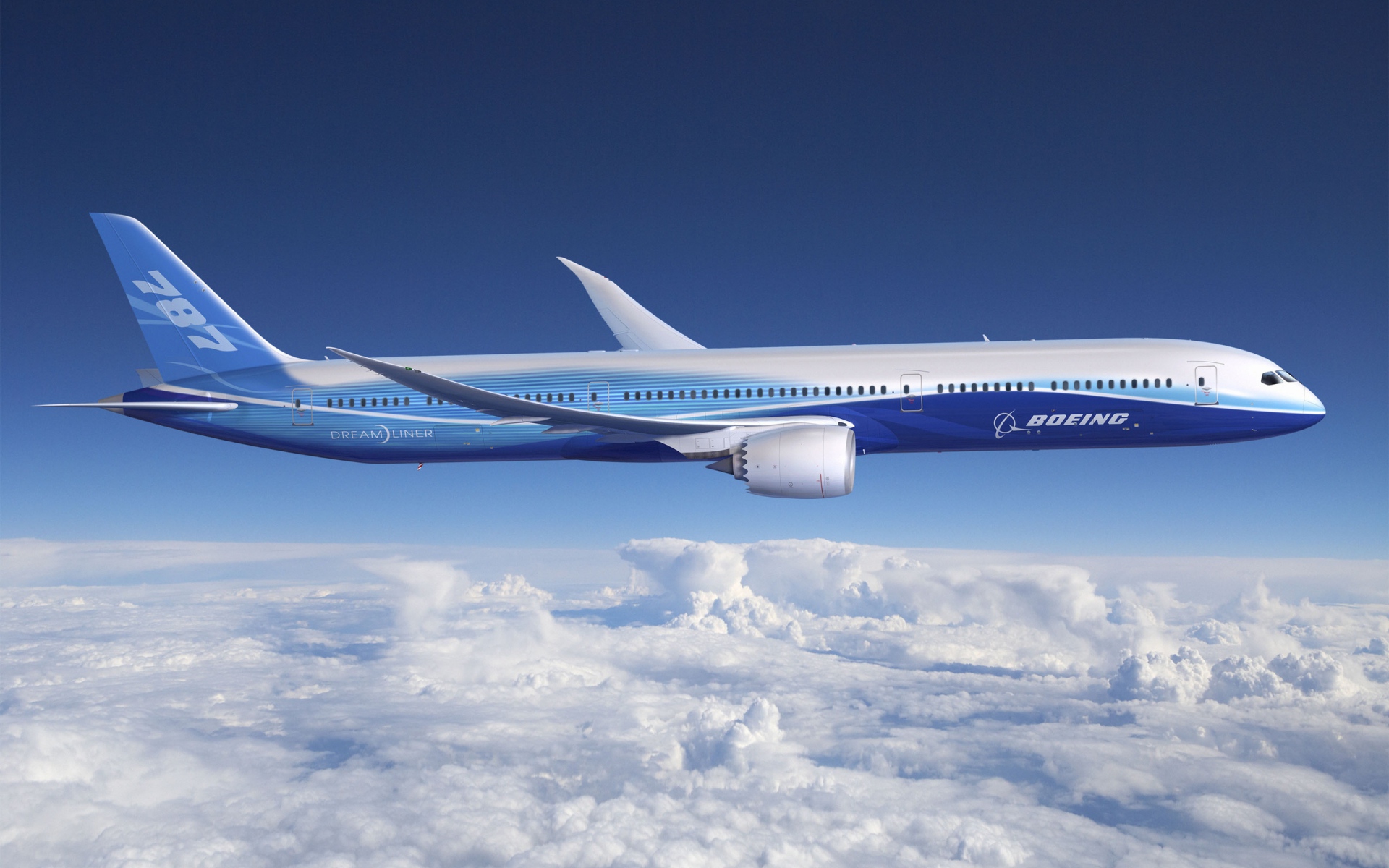 Картинки авиация, 787, Dreamliner, боинг, небо, самолеты, облако фото и обои на рабочий стол
