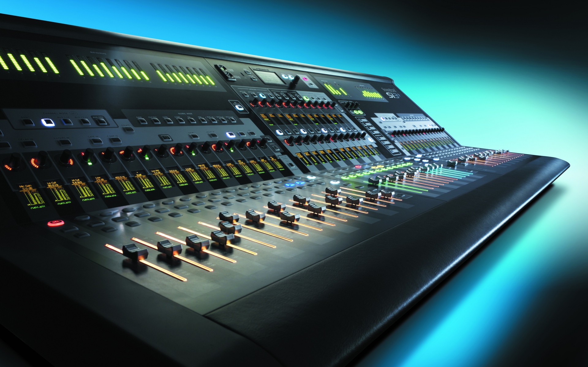 Картинки консоль, смеситель,Soundcraft SI3, цифровой фото и обои на рабочий стол