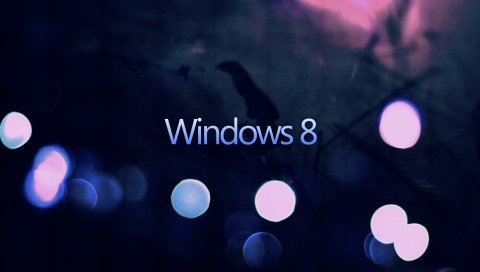 окно 8, Microsoft, логотип, основные моменты, абстракция
