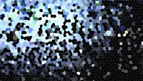 Витраж, фон, текстура, цвет, черный, синий, белый