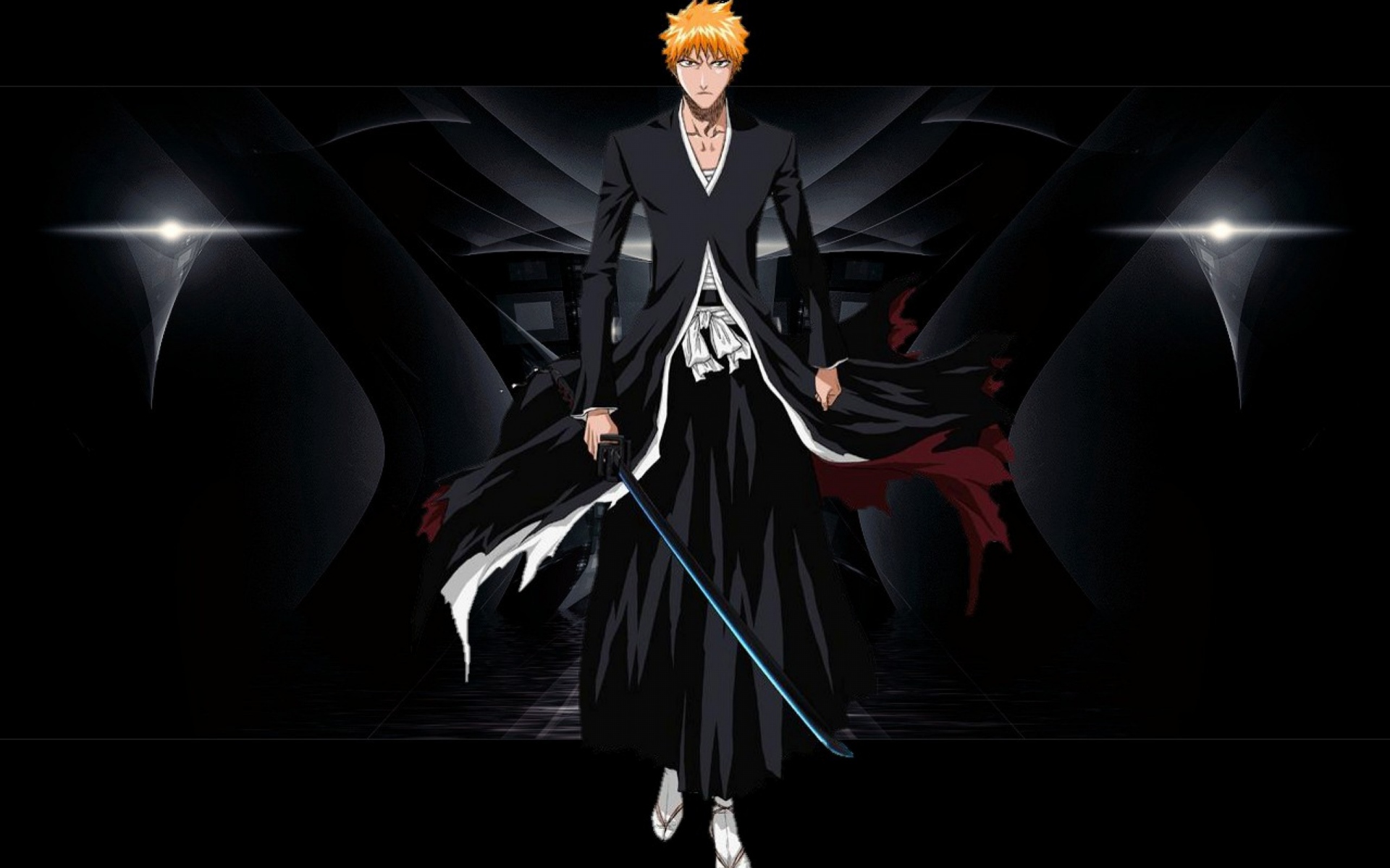 Картинки Аниме, отбеливатель, персонаж, ichigo, bankai фото и обои на рабочий стол