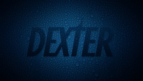 Dexter, знак, рисунок, падение